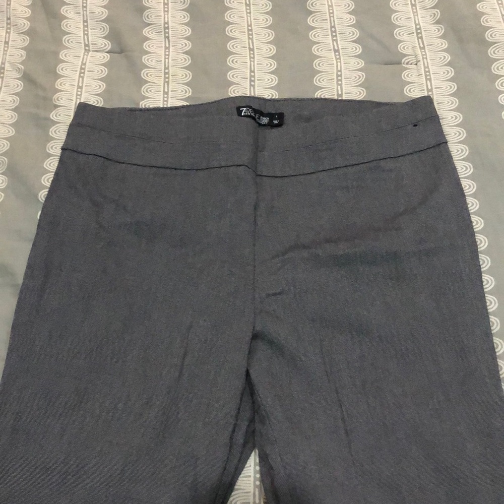 Grey ankle pants